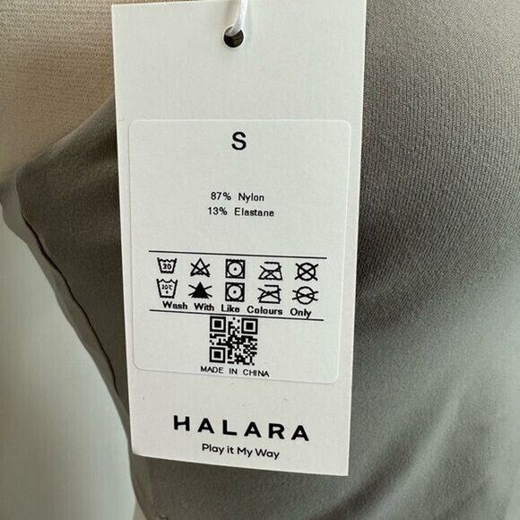 Halara In My Feels Basic Yoga Padded Workout Cropped Tank Top Activewear NWT S - Picture 3 of 9